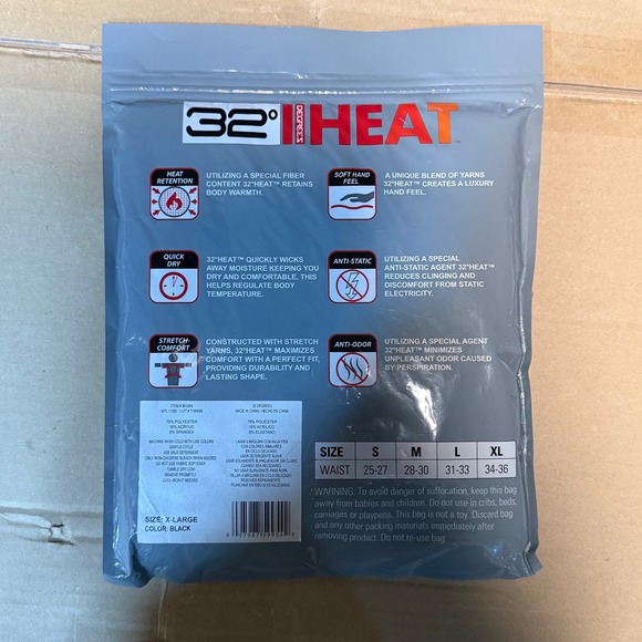 NWT 32 Degree Heat Base Layer Pant Women XL - Picture 2 of 5